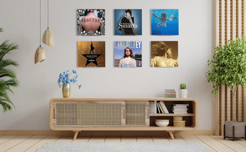 WEIMAISI 8 Pack 7 Inch, Album Album Clear Vinyl Record Shelf Wall Mount Acrylic Vinyl Holder Display, CD shelf, Frame