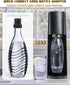 YIGUCS 0.7L, Soda Bottle Adapter Fit for Terra Soda Steam Maker and Crystal Glass Bottle Glass Bottles Quick Connect