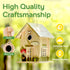 NESTO Wooden DIY Bird House Kit for Adults to Build, Outdoor Woodworking Crafts Freestyle Painting, Hanging Birdhouse