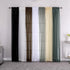 JUSPURBET 2 Pieces Light Gray Window Sheer Curtains, Luxury Solid Semi Sheer Curtain Panel for Living Room Bedroom