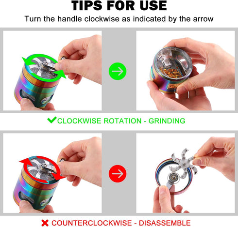 Colorful Spice Grinder - 2.5"
