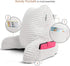 Nestl Reading Pillow with Shredded Memory Foam, Luxe Cut Plush Back Pillow for Sitting Up in Bed, Back and Arms