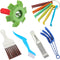 BOJACK Air Conditioner Fin Cleaner Set, AC Fin Comb and Brush, Condenser Coil Cleaner Tool (6 Pcs)