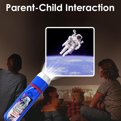 Pup Go 3+, 3 24 Outer Space Projector Flashlight for Kids Ages STEM Space Toys for Boys & Girls, Spaces Explore Night