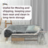 Yotelab Plastic Couch Cover for Moving, Sofa Bag Protector, Furniture Cover for Storage, 92Wx42Dx62/41H Inches