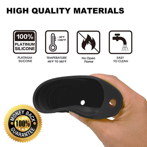 Kitchen Funnels for Use, Food Grade Silicone Collapsible Kitchen Funnel (Black)