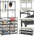 5-Tier 8 Laiensia Entryway Coat Rack, Coat and Shoe Rack, Entryway Bench Storage Organizer with Hooks for Bedroom