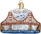 Old World Christmas Cities, Places and Landmarks Glass Blown Ornaments for Christmas Tree, Golden Gate