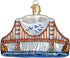 Old World Christmas Cities, Places and Landmarks Glass Blown Ornaments for Christmas Tree, Golden Gate