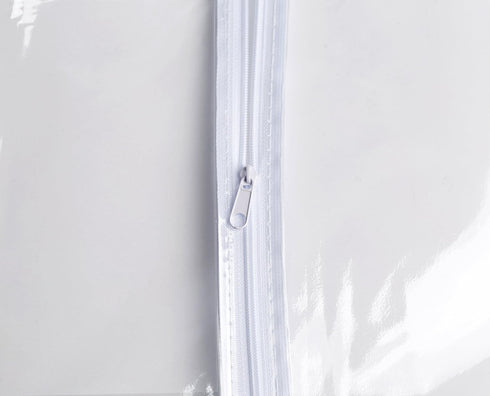 Handy Laundry Clear Vinyl Gown Bag, Set of 2 (24 X 65 Inches) for Coats, Suits, Dresses, Dust-Free