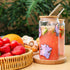 20Pcs Straws,16Oz Set,Water ASKIZ Glass Cups With Bamboo Lids and Ice Coffee Cup,Drinking Glasses Cups Bottles Glasses