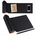 MAIDERN 63 x 7.9 Narrow Table Cover, Reversible Leather & Cork Console