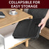 12 Bottle Wine Carrier - Collapsible Premium Felt Tote with Handles for Travel, Party, Picnic, Black
