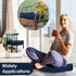 Set 2 4 Inch 21"X21" 2 Pack Giantex of Tufted Patio Cushions, Thick Outdoor Chair Pads, Waterproof and High Elasticity