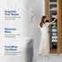 Closet 10-Shelf Closet ZOBER Hanging Organizer, - Hanging Storage Organizer Shelves for Clothes, Towels, Toys - College