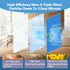 8 12" 120" 48Pcs MERV Air Vent Filters, x Cut to Size Air Filter Material, Triple Vent Filter HVAC Furnace Filters Kit