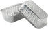 50 Pack 1Lb Mini Loaf Pans, Heavy Duty Disposable Aluminum Foil Bread Tins, Oven Safe Standard Size - 6" X 3.5"