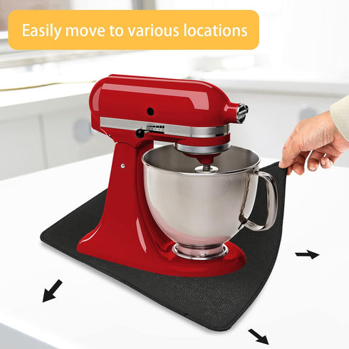 Heat Resistant Mat for Air Fryer, Countertop Protector for Kitchen Appliances with Sliding Function, Coffee Maker Mat