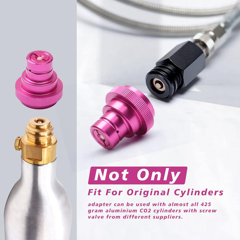 YUXIVCNE CO2 CO2 TR21-4 Quick Adapter Upgraded for Soda Water Bubbler Compatible with DUO/Terra/Art, Soda Maker Valve
