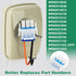 Romalon Upgraded WR60X10141 Refrigerator Evaporator Fan Motor, Compatible with GE & Hotpoint Refrigerators