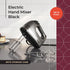 Mueller Electric Hand Mixer, 5 Speed 250W Turbo with Snap-On Storage Case and 4 Stainless Steel Accessories for Easy Whipping, Mixing Cookies, Brownies, Cakes, and Dough Batters by Mueller