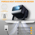1Pack 6 Corner Shelf Wall Mount, Floating Corner Shelves,Corner withs Wire Hole for TV, Cable Box,Corner Wall Shelf