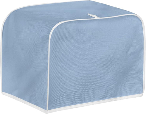 Light Blue Toaster Dust Cover for 2 Slice Toaster, Dust and Fingerprint Protective Cover for Kitchen Small Appliance, Washable