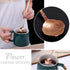 ESRISE 9 Pcs Flower Spoon Set, Stainless Steel Tea and Dessert Spoons, Cute Demitasse Scoop for Mixing Milkshake Jam