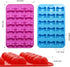 6PCS Silicone Molds Puppy Dog Paw and Bone, Non-Stick Chocolate Molds for Baking, Candy, Pudding, Jelly