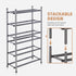 12 Closet, 3 STORAGE MANIAC Expandable Shoe Rack, Pairs Stackable Small Shoe Rack, Metal Adjustable Shoes Organizer