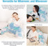 Hobed Life Cozy 30x17x17 Inch, Fur Backrest Pillow with Arms, Premium Filling, Great Back Support Reading Pillow
