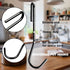 12 Pack Heavy Duty S Hooks, Black Pot Rack Holder Hanger Hooks for Hanging Kitchen Utensils, Pots, Pans, Clothes