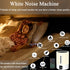 Biseoamz Alarm Clock Bluetooth Speaker, Night Light White Noise Machine Touch Bedside Lamp with Alarm Clock for Kids