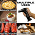 Blow Butane Cooking Torch, Lighter with Safety Lock and Adjustable Flame for BBQ, Baking, DIY