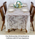 ShinyBeauty Rectangular Lace Tablecloth 60x120-Inch 2 Pack Floral Vintage Table Cover for Rustic Party