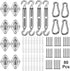 YOFIT Shade Sail Hardware Kit for Triangle Rectangle Sun Shade Sail Installation, 80 Pcs 304 Grade Stainless