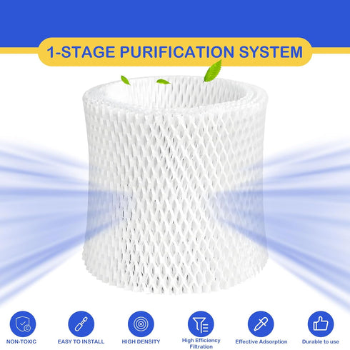 Compatible Replacement Filter 4 Pack for Canopy Bedside Humidifier ONLY, Wood Pulp & Paper