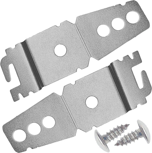 PartsBroz WP8269145 Dishwasher Bracket - 8269145 (2-Pack) Compatible with Whirlpool, KitchenAid, Kenmore, Maytag