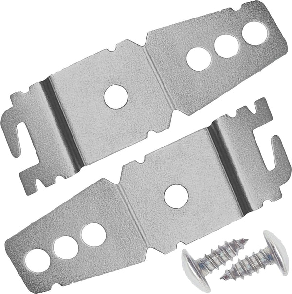 PartsBroz WP8269145 Dishwasher Bracket - 8269145 (2-Pack) Compatible with Whirlpool, KitchenAid, Kenmore, Maytag