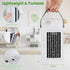 Portable Air Conditioners, Evaporative Cooler with Water Mist, USB Powered Mini Fan for Bedroom Office Home