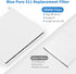 2 Packs Blue Pure 511 HEPA Replacement Filters for Blueair Blue Pure 511 Air Cleaner, H13 True HEPA Filter