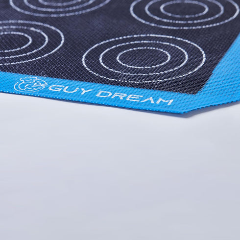 GUY DREAM Perforated Silicone Baking Mat, 11-4/5" x 15-3/4" - 2PCs Choux Mat for Baking Cookies
