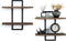 Decorative Floating Shelves for Bedroom: 2-Tier Display Hanging Shelves Storage for Home