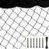 BSTPCOO Bird Netting for Chicken Coop, 25'x50' with 2.4" Square Mesh Poultry