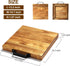 Natural Acacia Sliding Tray for Coffee Machine, Kitchen Appliance Slider Moving Caddy, Air Fryer Rolling Tray