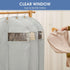 43" Garment Bags for Hanging Clothes, Grey Suit Cover Bags with Clear Window for Closet Storage (2 Packs)