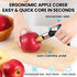 SCHVUBENR Premium Apple Corer Tool - Easy to Use and Clean, Sturdy Stainless Steel Core Remover for Apple and Pear