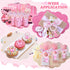 36 Coume Pcs Shower Party Pacifiers Necklace Acrylic Pacifiers Party Favors Charm Necklace for Shower Decorations