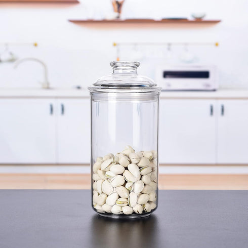 34oz Acrylic Storage Jar with Airtight Lid, Ideal Canister Container for Sugar, Tea, Spices & Bath Salt