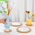 5 7.28" 4" Set 4, Cork Trivet, Pcs Trivets for Hot Dishes & Coasters of Drink CoastersPlant Coasters, Hot Pads